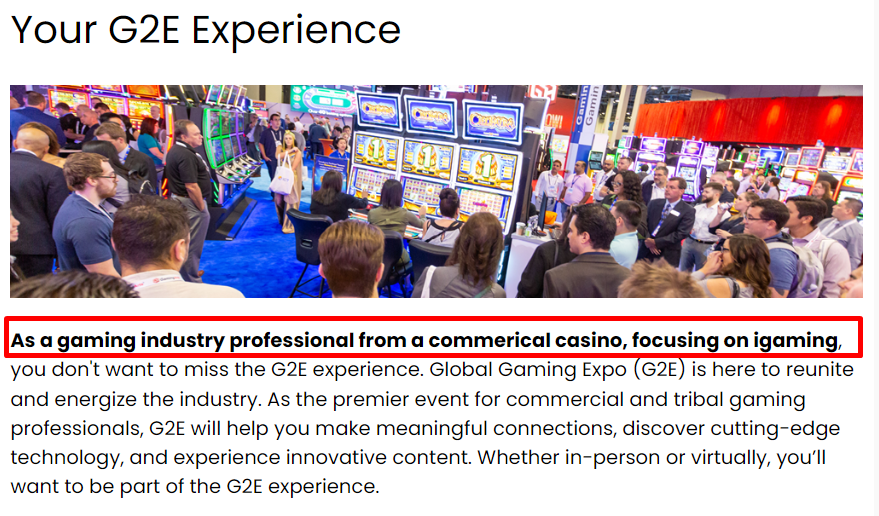 Create compelling interactions that surface participant interests, goals, and needs; and then showcase specific and relevant content, sessions, speakers, exhibitors & sponsors, learning opportunities, and more.