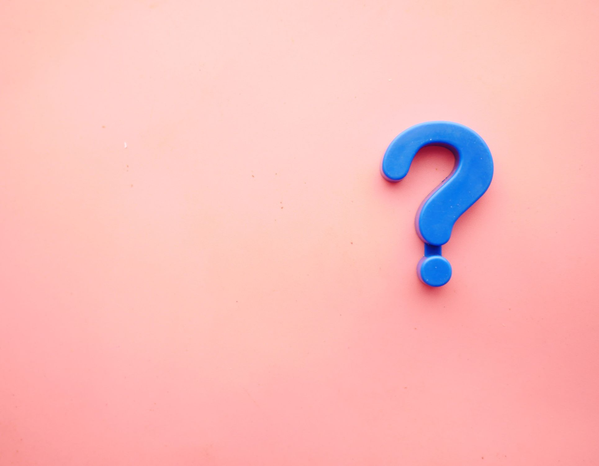 CredSpark launches Question Bank, question mark on a pink background